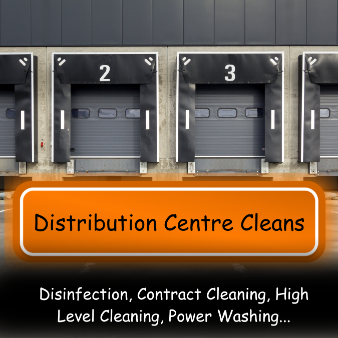 Distribution centre cleans
